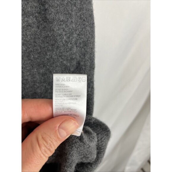 Bellina Italian-Made Wool-Cashmere Sleeveless Mockneck Sweater Women’s Size M - Picture 4 of 7